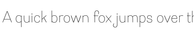 Preview of FONTSPRING DEMO - Hogar ExtraLight Regular font