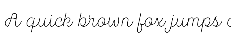 Preview of FONTSPRING DEMO - Hogar Script Light Regular font