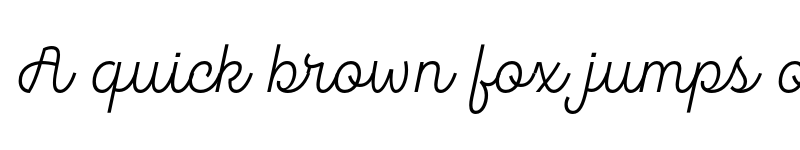 Preview of FONTSPRING DEMO - Hogar Script Regular font