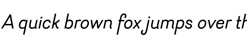 Preview of FONTSPRING DEMO - Hogar SemiBold It Regular font