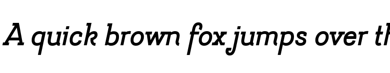 Preview of FONTSPRING DEMO - Hogar Slab Bold It Regular font