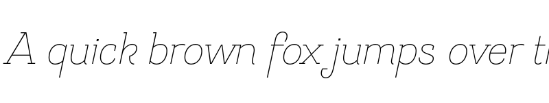 Preview of FONTSPRING DEMO - Hogar Slab ExtraLight It Regular font