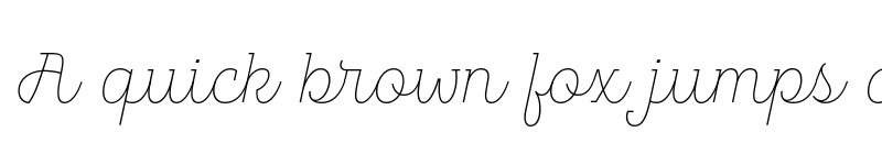 Preview of FONTSPRING DEMO - Hogar Slab Script ExtraLight Regular font