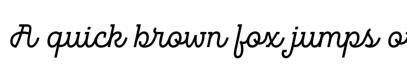 Preview of FONTSPRING DEMO - Hogar Slab Script SemiBold Regular font