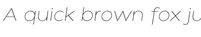 Preview of FONTSPRING DEMO - Holgada Thin Italic Regular font