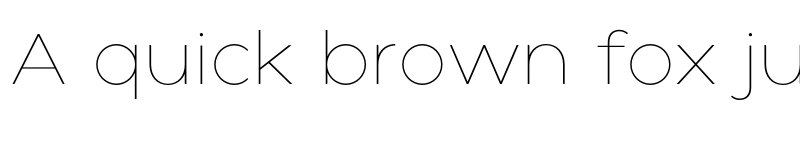 Preview of FONTSPRING DEMO - Holgada Thin Regular font