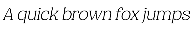 Preview of FONTSPRING DEMO - Holimole ExtLt Ita Italic font