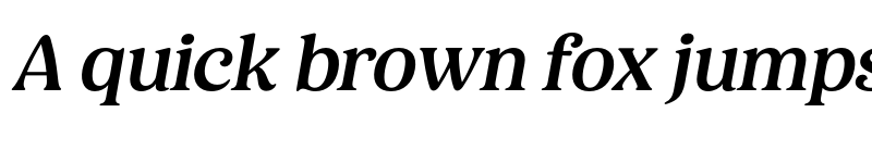 Preview of FONTSPRING DEMO - Holimole Ita Bold Italic font