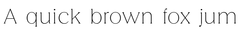 Preview of FONTSPRING DEMO - Honest Thin Regular font