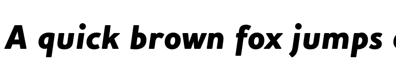 Preview of FONTSPRING DEMO - Houschka Alt Pro ExtraBold Italic font