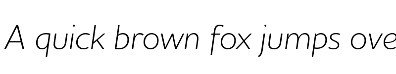 Preview of FONTSPRING DEMO - Houschka Alt Pro Light Italic font