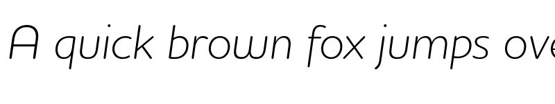 Preview of FONTSPRING DEMO - Houschka Rounded Light Italic font