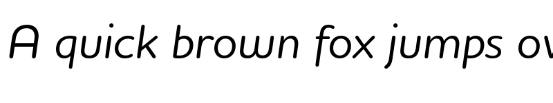 Preview of FONTSPRING DEMO - Houschka Rounded Medium Italic font