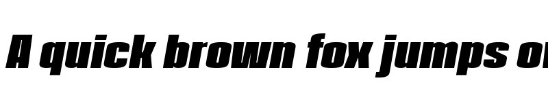 Preview of FONTSPRING DEMO - House Sans Compressed Black Italic font