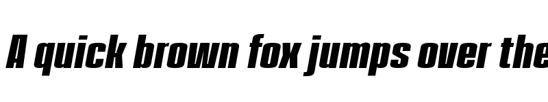 Preview of FONTSPRING DEMO - House Sans Compressed Bold Italic font