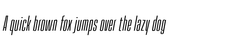 Preview of FONTSPRING DEMO - House Sans Compressed Ex Light Italic font