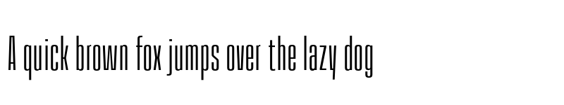 Preview of FONTSPRING DEMO - House Sans Compressed Ex Light Regular font