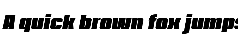 Preview of FONTSPRING DEMO - House Sans Compressed Heavy Italic font