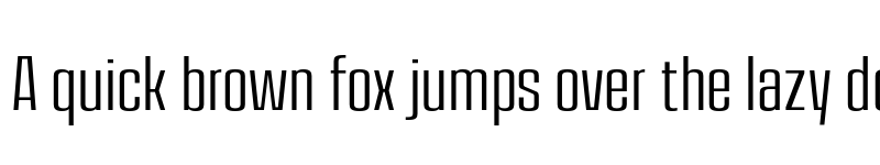 Preview of FONTSPRING DEMO - House Sans Cond Ultra Light Regular font