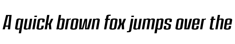 Preview of FONTSPRING DEMO - House Sans Condensed Italic font