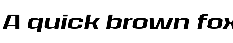 Preview of FONTSPRING DEMO - House Sans Expanded Bold Italic font