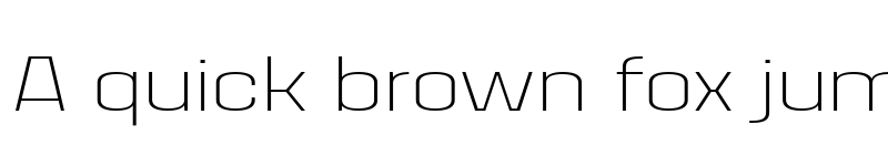 Preview of FONTSPRING DEMO - House Sans Expanded Extra Light Regular font