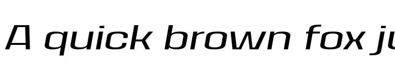 Preview of FONTSPRING DEMO - House Sans Expanded Italic font