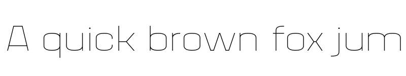 Preview of FONTSPRING DEMO - House Sans Expanded Thin Regular font