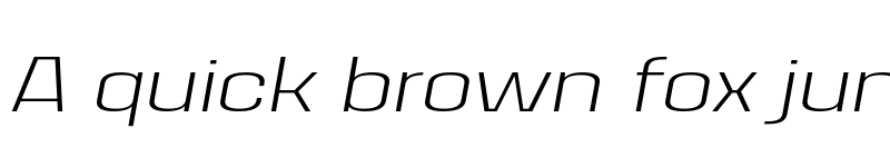 Preview of FONTSPRING DEMO - House Sans Expanded Ultra Light Italic font