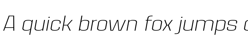 Preview of FONTSPRING DEMO - House Sans Extra Light Italic font