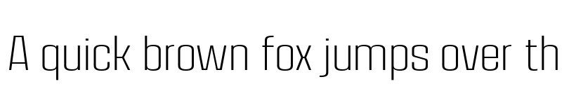 Preview of FONTSPRING DEMO - House Sans Narrow Extra Light Regular font