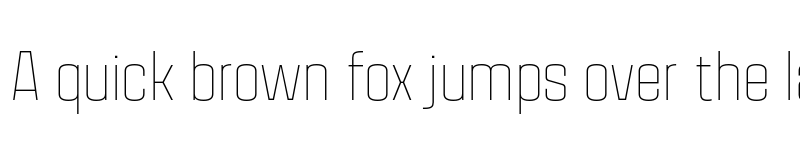 Preview of FONTSPRING DEMO - House Sans Narrow Thin Regular font