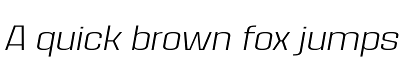 Preview of FONTSPRING DEMO - House Sans Ultra Light Italic font