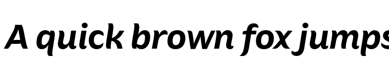 Preview of FONTSPRING DEMO - Hua Bold Italic font