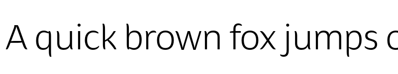 Preview of FONTSPRING DEMO - Hua Light Regular font