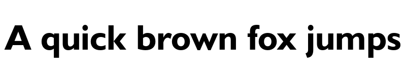 Preview of FONTSPRING DEMO - Humanist 521 BT Bold font