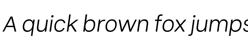 Preview of FONTSPRING DEMO - Humber SemiLight Italic font