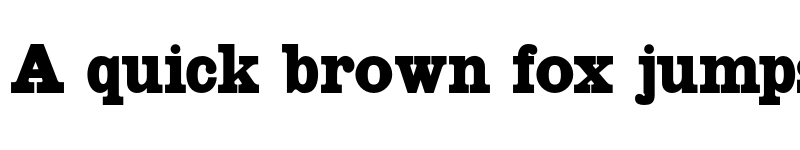 Preview of FONTSPRING DEMO - HWT Slab Columbian Regular font