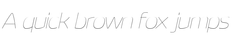 Preview of FONTSPRING DEMO - Hybrea Ul Italic font