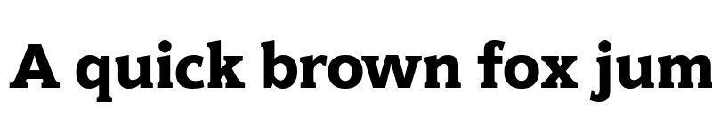 Preview of FONTSPRING DEMO - Hybrid Extra Bold Regular font