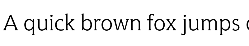 Preview of FONTSPRING DEMO - Hybrid Light Regular font