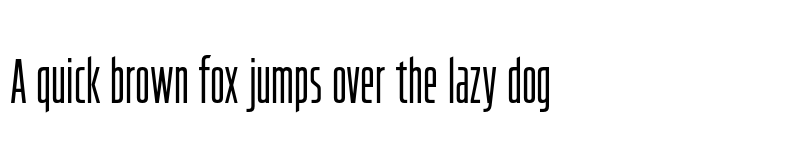 Preview of FONTSPRING DEMO - Hyperspace Race Compressed Regular font