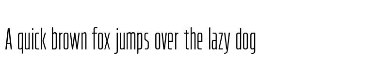 Preview of FONTSPRING DEMO - Hyperspace Race CompressedLight Regular font