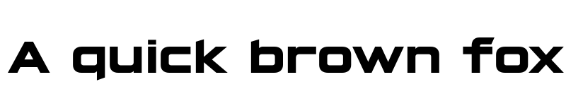 Preview of FONTSPRING DEMO - Hyperspace Race Expanded Light Bold font