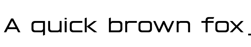 Preview of FONTSPRING DEMO - Hyperspace Race Expanded Regular font