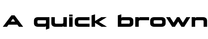 Preview of FONTSPRING DEMO - Hyperspace Race Extended Light Bold font