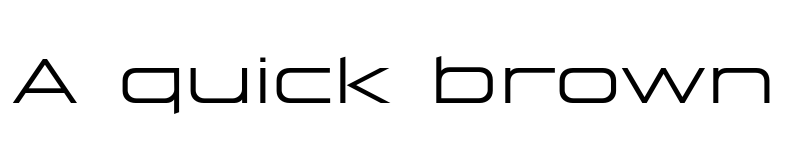 Preview of FONTSPRING DEMO - Hyperspace Race Extended Light Regular font