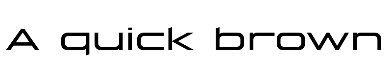 Preview of FONTSPRING DEMO - Hyperspace Race Extended Regular font