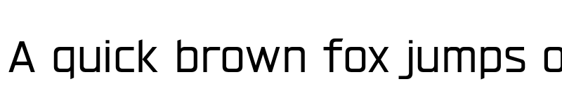 Preview of FONTSPRING DEMO - Hyperspace Race Regular font