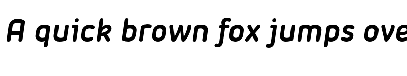 Preview of FONTSPRING DEMO - Iconic Bold Italic font